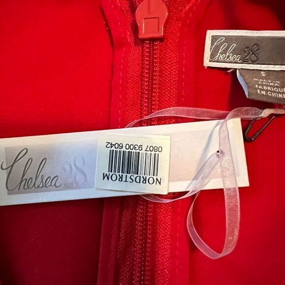 NWT! Chelsea 28 red ruffle dress - Picture 5 of 8